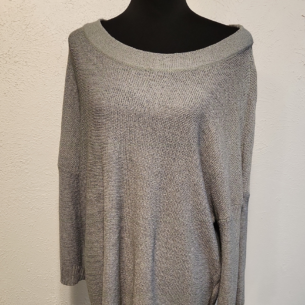 Gray Women's Sweater And Short Set
